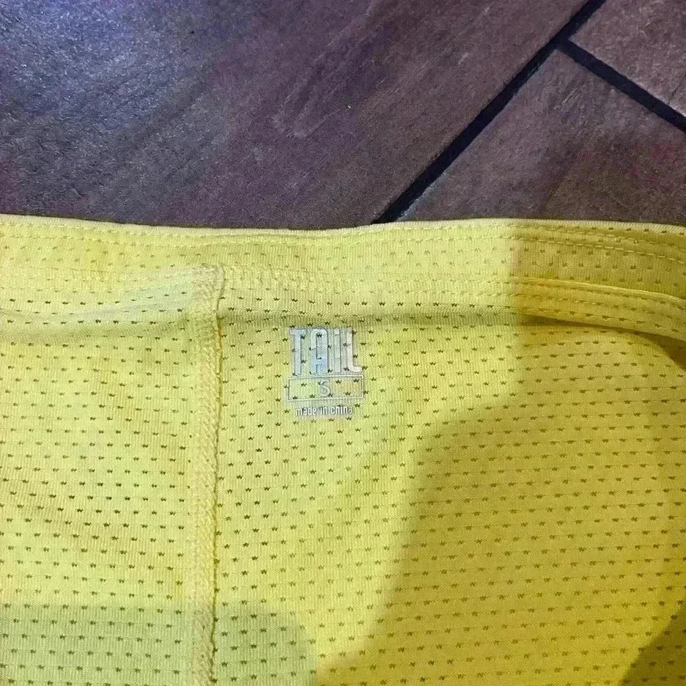 NWOT TAIL Mesh pleated yellow skort SMALL - Picture 3 of 5